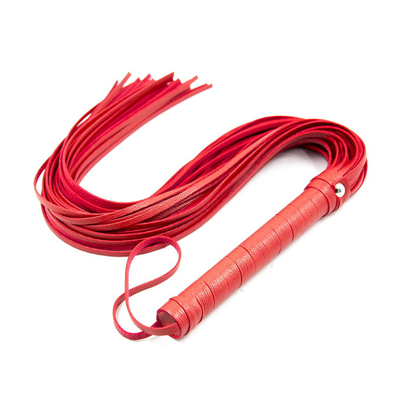 Faux Leather Flogger Whip for Adult Play